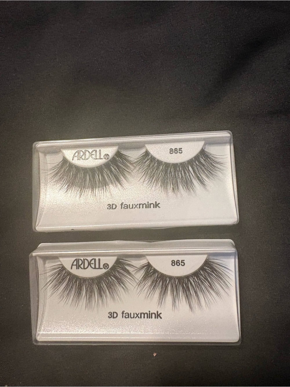 Ardell 3D Faux Mink Lashes - Black (Pair) set of two
